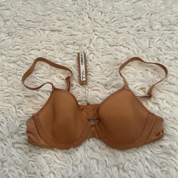 SKIMS Weightless Demi Bra Ochre Brown Underwire BR-DEM-1893 Size 34A NWT - Picture 2 of 4